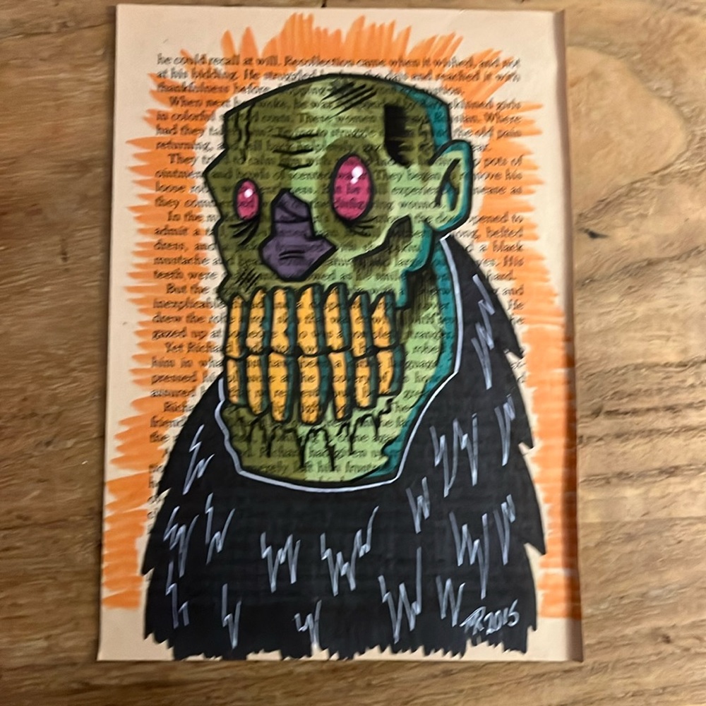 Monster horror art print 5x7